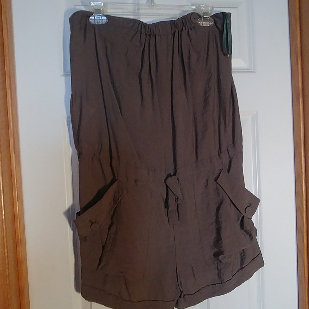 Strapless romper